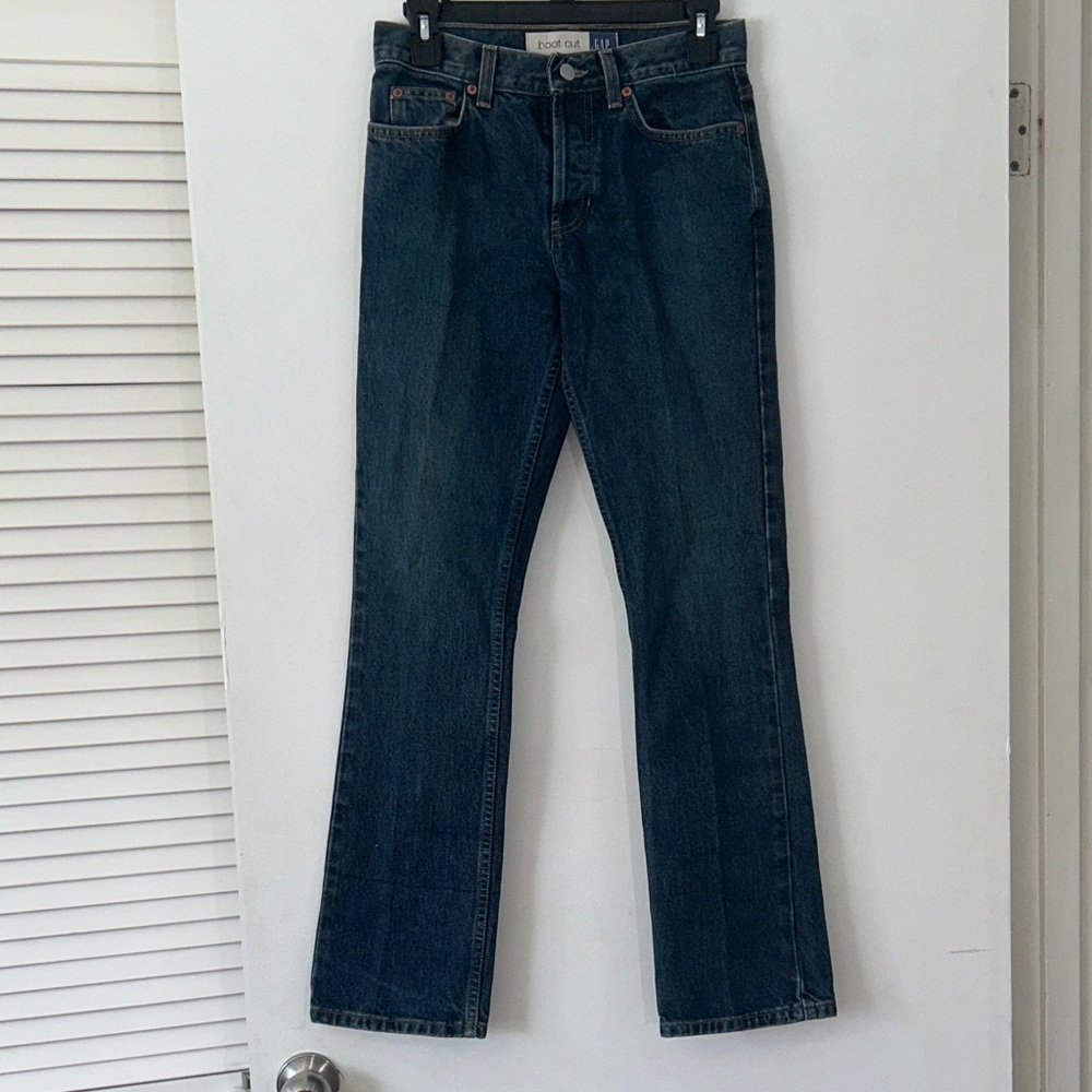 GAP Bootcut‎ Regular Mid Rise Jeans Medium Blue 1 Regular